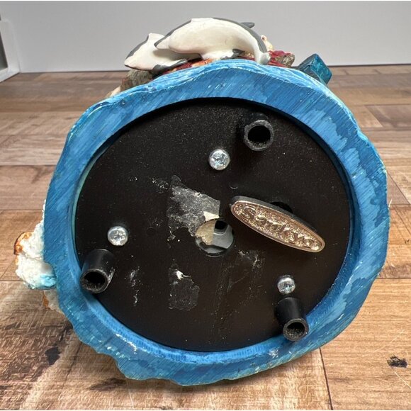 Double Snowglobe Noahs Ark With Giraffes & Animals On Base Music Box - Picture 5 of 5